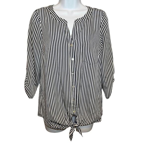 The Limited Striped Blouse, XS - Picture 1 of 10
